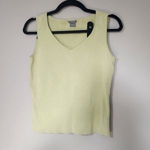 Ann Taylor Pale Green Silk blend shirt size small